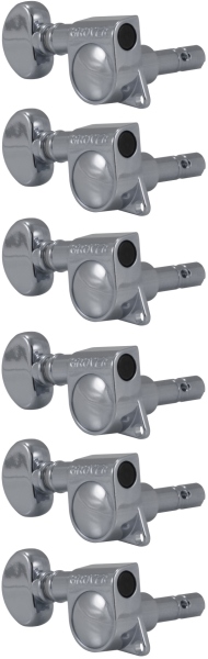 Grover 406CL6 Mini Locking Rotomatics LH Right Side Chrome