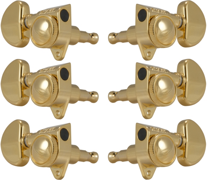 Grover 502G Roto-Grip Locking Rotomatics Heads 3 + 3 Gold