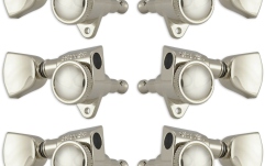 Set cheițe chitară Grover 502NK Roto-Grip Locking Rotomatics 3 + 3 Nickel