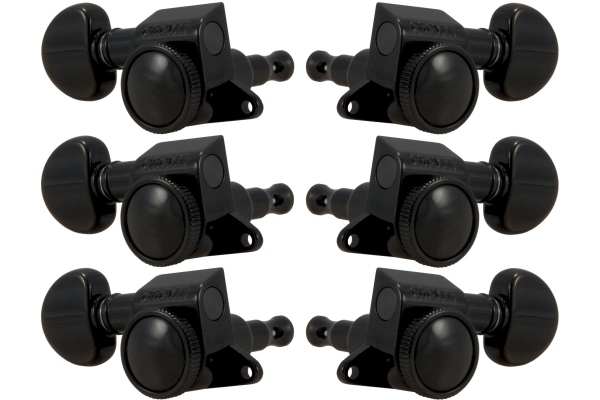 Grover 505BC Mini Roto-Grip Locking Rotomatics 3 + 3 Black Chrome
