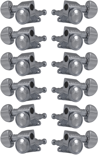 Grover 505C12 Mini Roto-Grip 12-String Chrome