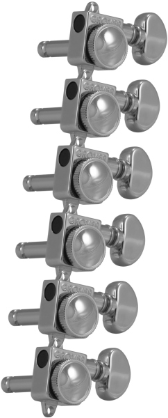 Grover 505FVC Roto-Grip Locking Rotomatics 6-in-Line Left Side Chrome