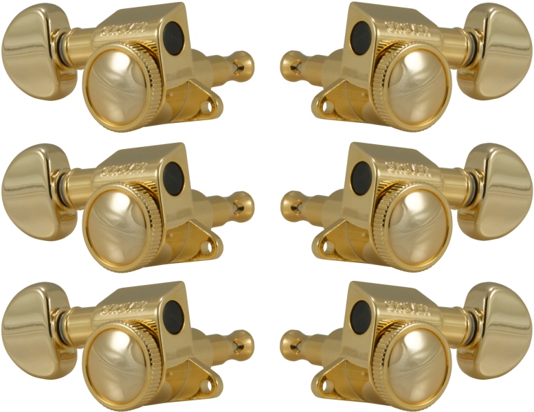 Grover 505G Mini Roto-Grip Locking Rotomatics 3 + 3 - Gold