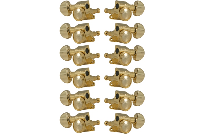 Set cheițe chitară Grover  505G12 Mini Roto-Grip Locking Rotomatics 12-String Gold