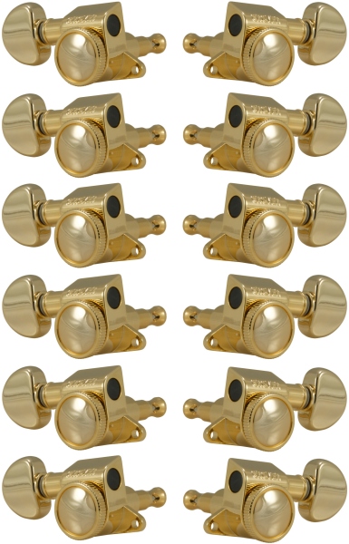 Grover 505G12 Mini Roto-Grip Locking Rotomatics 12-String Gold