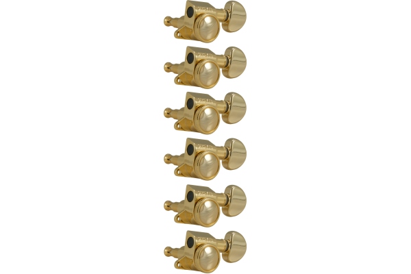 Grover  505G6 Mini Roto-Grip Locking 6-in-linie Left Side Gold