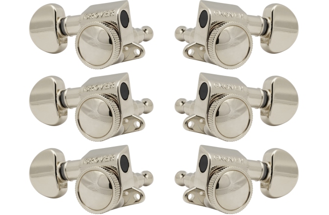 Set cheițe chitară Grover 505N Mini Roto-Grip Locking Rotomatics 3 + 3 Nickel