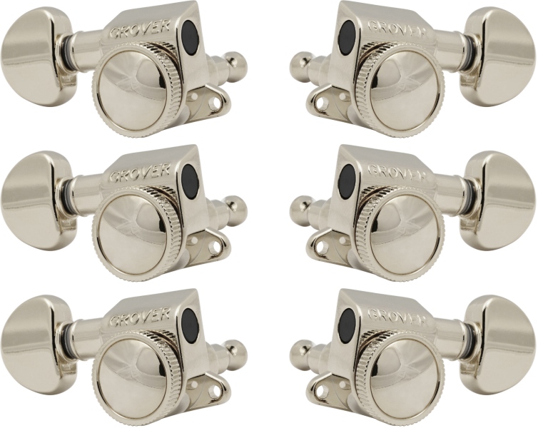 Grover 505N Mini Roto-Grip Locking Rotomatics 3 + 3 Nickel