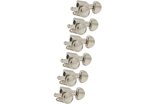 Grover 505N6 Mini Roto-Grip Locking 6-in-Line Left Side Nickel Grover 505N6 Mini Roto-Grip Locking 6-in-Line Left Side Nickel