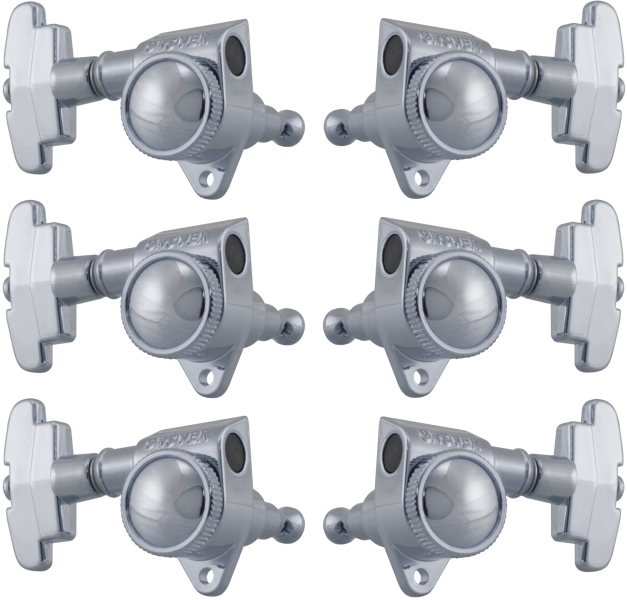 Grover 509C Roto-Grip Locking Super 3 + 3 Chrome