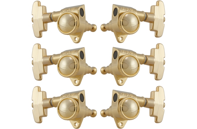 Set cheițe chitară Grover 509G Roto-Grip Locking Super Rotomatics 3 + 3 Gold