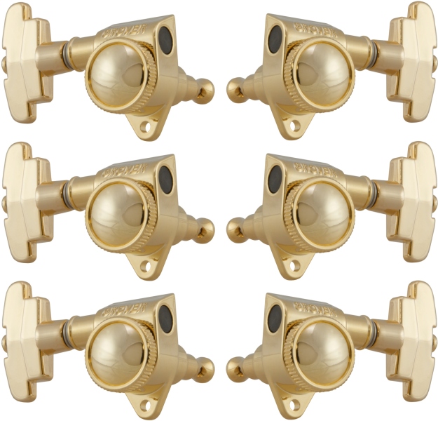 Grover 509G Roto-Grip Locking Super Rotomatics 3 + 3 Gold