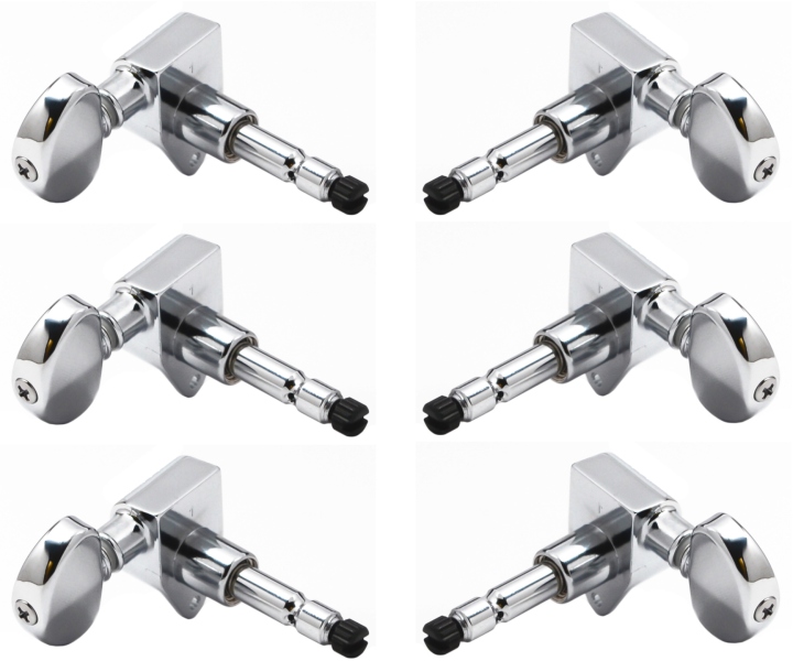 Grover 602C Tip Lock Locking Rotomatics 3 + 3 - Chrome