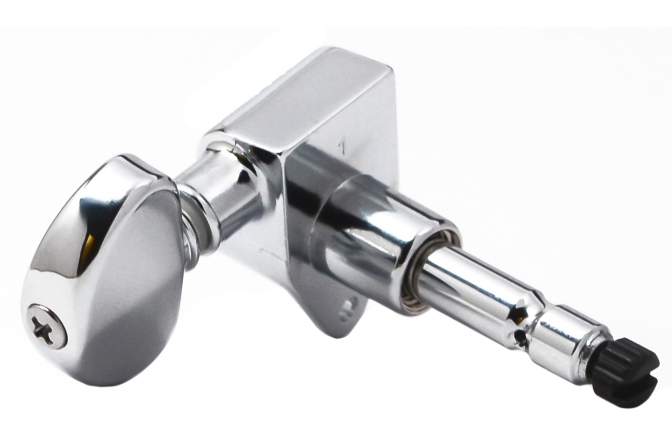 Set cheițe chitară Grover  602C Tip Lock Locking Rotomatics 3 + 3 - Chrome