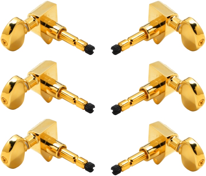 Grover 602G Tip Lock Locking Rotomatics 3 + 3 - Gold