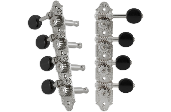 Set cheițe mandolină Grover 409FCB Professional Mandolin Standard "F"-Style Chrome