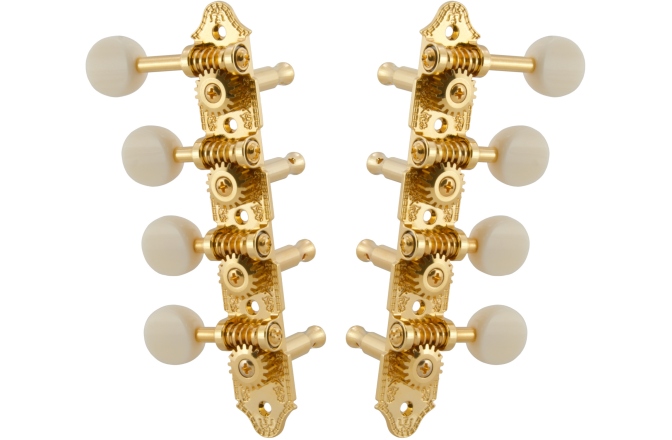 Set cheițe mandolină Grover 409FGW Professional Mandolin Standard "F"-Style Gold