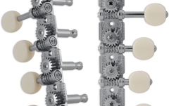 Set cheițe Mandolină Grover  409FVCW Professional Mandolin Vintage "F"-Style Chrome