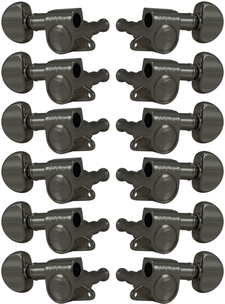 Grover 205BN12 Mini Rotomatics 12-String Black Nickel