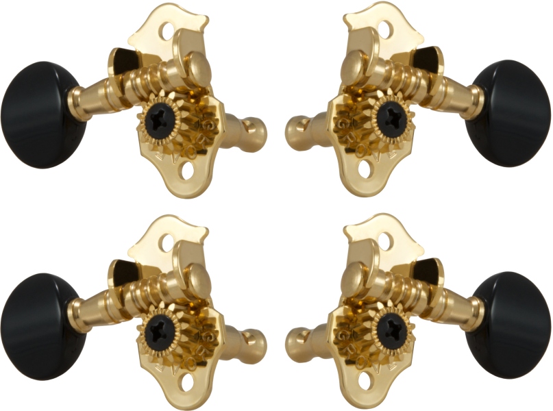 Grover 9GB Sta-Tite Geared Ukulele Pegs Gold