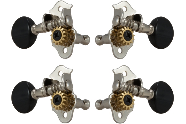 9NB Sta-Tite Geared Ukulele Pegs Nickel