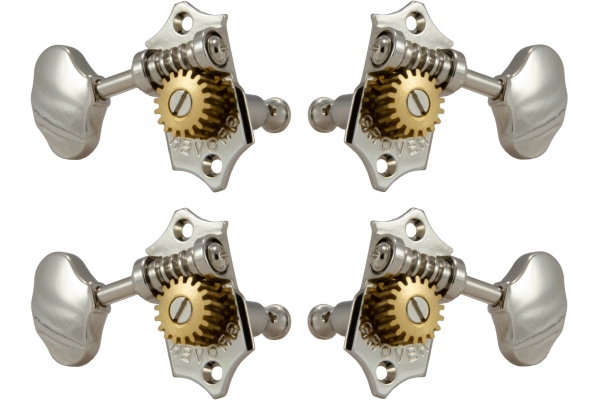 U99-18N Sta-Tite Geared Ukulele Pegs Nickel