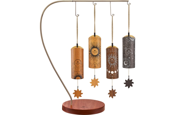 Set Chime + Stativ Meinl 4-piece Cosmic Bamboo Chime Set + Stand