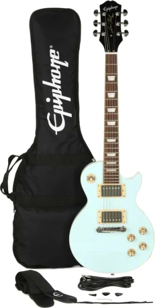 Epiphone Power Player Les Paul Ice Blue Guitar Set