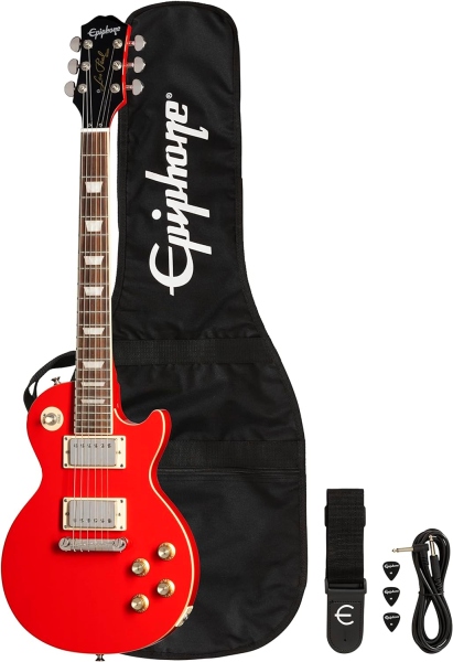 Epiphone Power Player Les Paul Lava Red Guitar Set