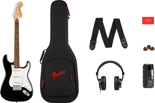 Affinity Series Stratocaster Mustang Micro Pack Laurel FB Affinity Series Stratocaster Mustang Micro Pack Laurel FB