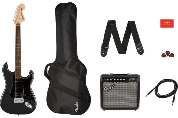 Affinity Stratocaster HSS Pack - Charcoal Frost Metallic Affinity Stratocaster HSS Pack - Charcoal Frost Metallic
