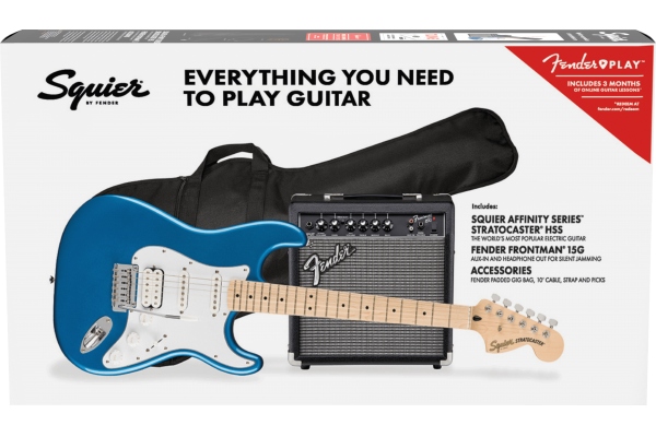 Fender Squier Affinity Stratocaster HSS Pack - Lake Placid Blue