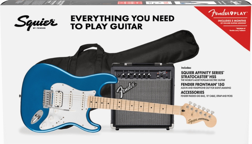 Fender Squier Affinity Stratocaster HSS Pack - Lake Placid Blue