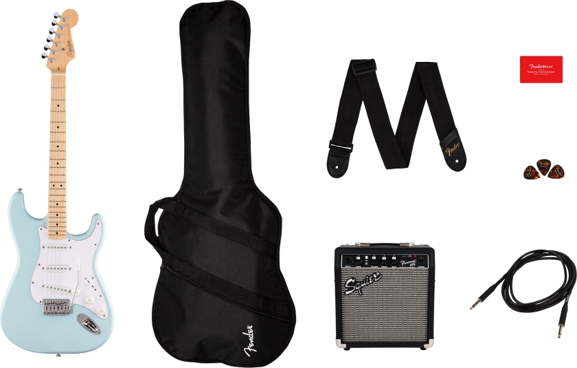 Fender Squier Sonic Stratocaster Pack Sonic Blue Frontman 10G