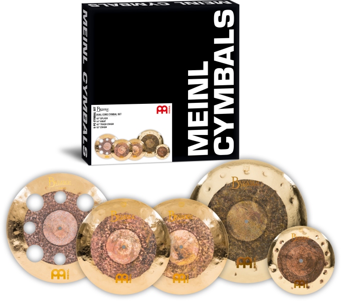Meinl Byzance Dual Core Set - B10DUS/B14DUH/B16DUTRC/B18DUC