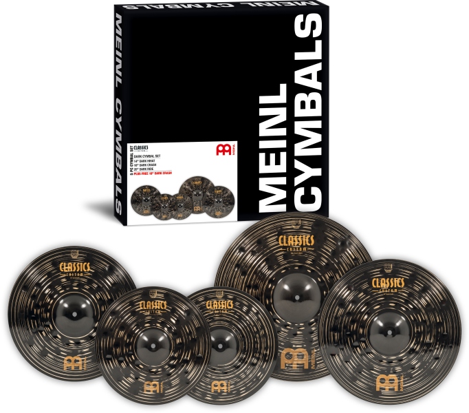 Meinl Classics Custom Dark Cymbal Set PLUS FREE 18