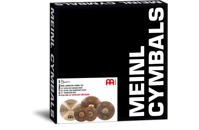 Set cinele Meinl Cymbalset Byzance Mike Johnston - free Byzance 18" Extra Dry Thin Crash