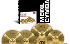 Set Cinele Meinl HCS Bonus Pack 13''Hihat + 14''Crash + 10''Splash + SB106 Drumsticks