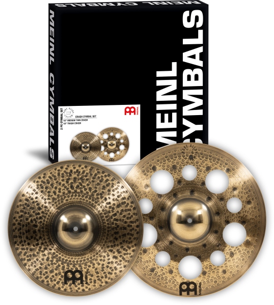 Meinl Pure Alloy Custom Crash Set - PAC16MTC/PAC18TRC