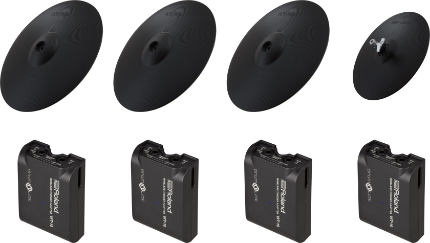 Roland 4CY-4WT-01 DrumLink Cymbal & Wireless Trigger Set
