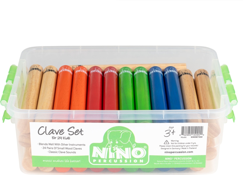 Nino Percussion Claves Box Set