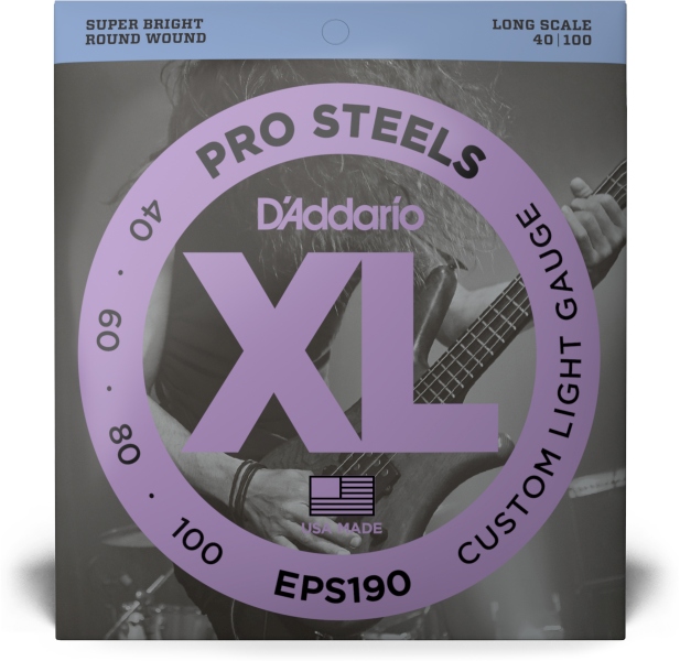 Daddario EPS190 Custom Light 40-100
