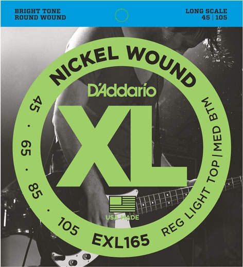 Daddario EXL165 Custom Light 45-105