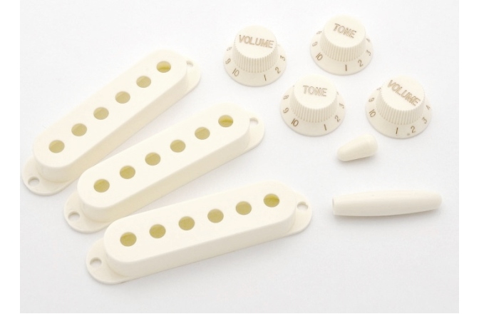 Set componente plastic stratocaster Göldo Vintage Plastic Set Strat