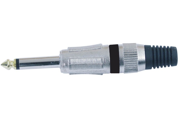Jack plug 6.3 mono bk ROAD 10x Jack plug 6.3 mono bk ROAD 10x