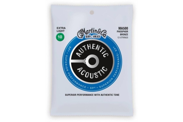 MA-500 Extra Light Authentic Acoustic Phosphore Bronze 12s