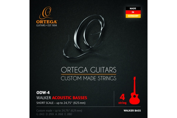 Stringset for D-Walker Acoustic Bass Short Scale - Custom Made in Germany Stringset for D-Walker Acoustic Bass Short Scale - Custom Made in Germany
