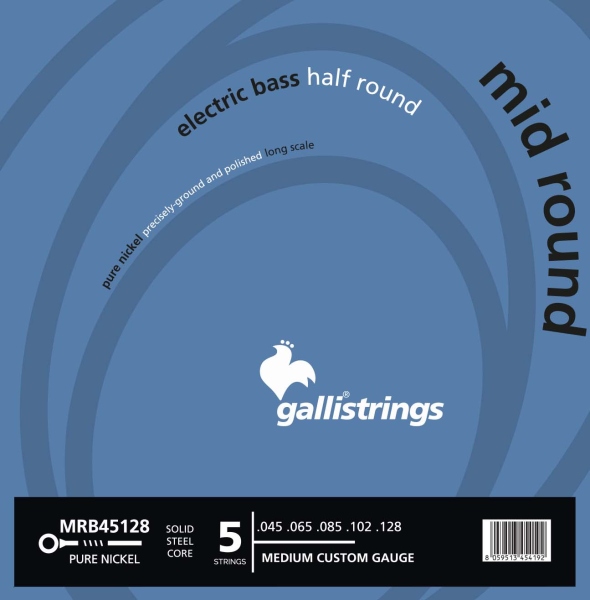 Galli Strings MRB45128 Bass Half Round