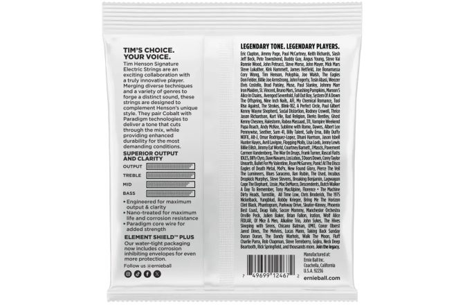 Set corzi  chitară electrică Ernie Ball Tim Henson Signature Electric 3826