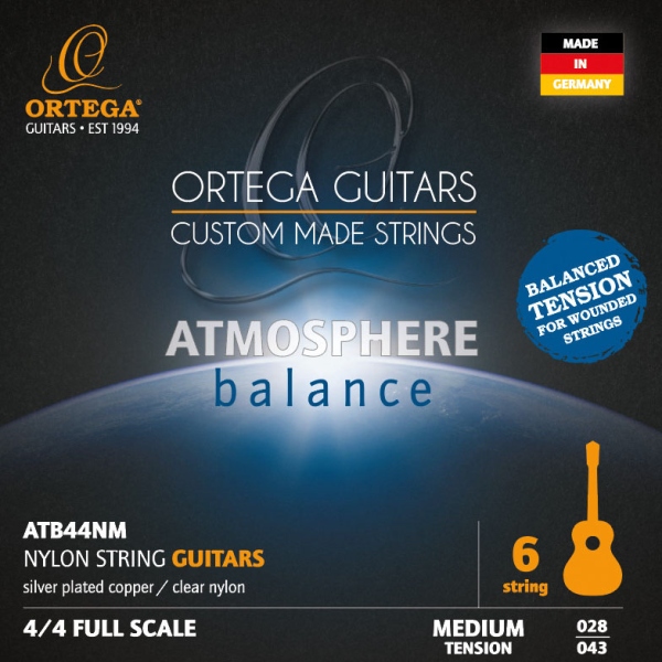 Ortega ABS Nylon String Set - Medium Tension